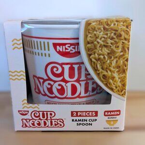 Cup Noodles Ramen Cup & Spoon Set - Official Nissin Branded - NEW in package
